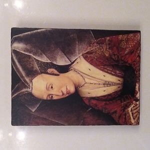 POISED,  Atlantis Tile, like Sid Dickens. *Rare & Retired wall art collectible
